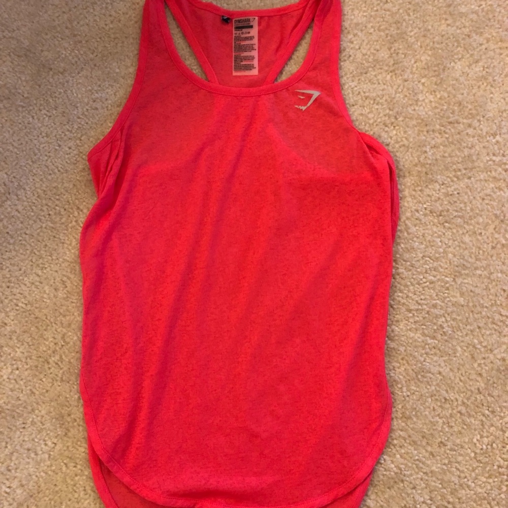Sheer Red Tank Top